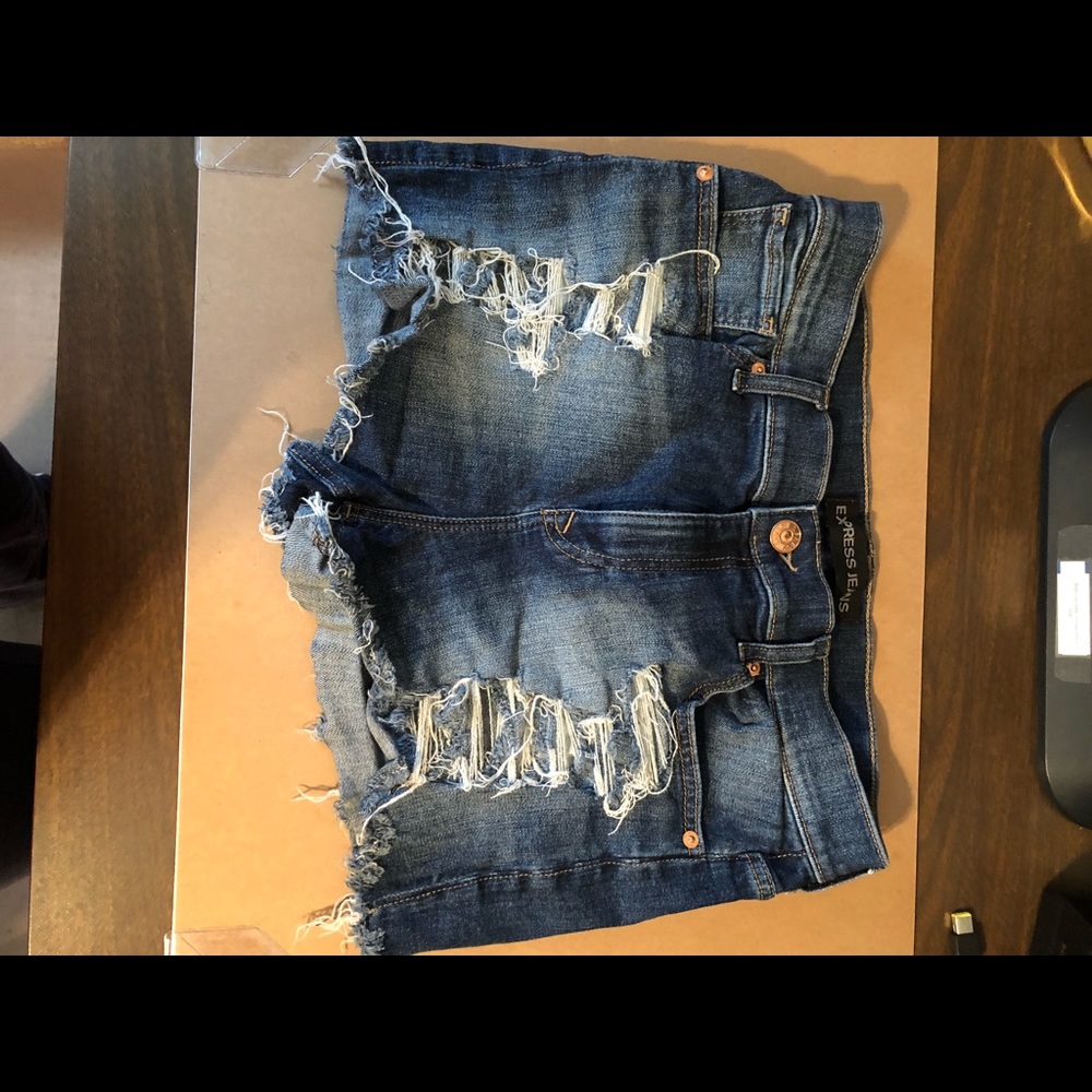 Express Jean shorts. Size 8